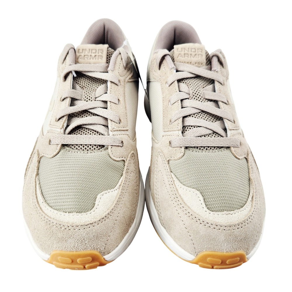 Under Armour UA‎ Edge Suede Mens Sneakers Tan Brown 3027731-201 Size 11.5 - Picture 2 of 7
